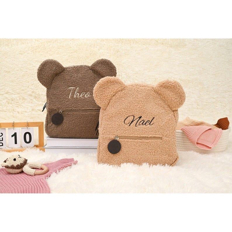 Personalized Teddy Bear Backpack for Kids – Cute & Fluffy Children’s Bag