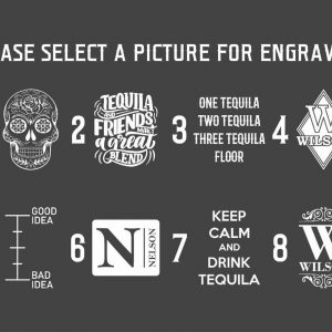 Personalized Tequila Glasses with Flight Board The Interesting  Item for Any Occasion