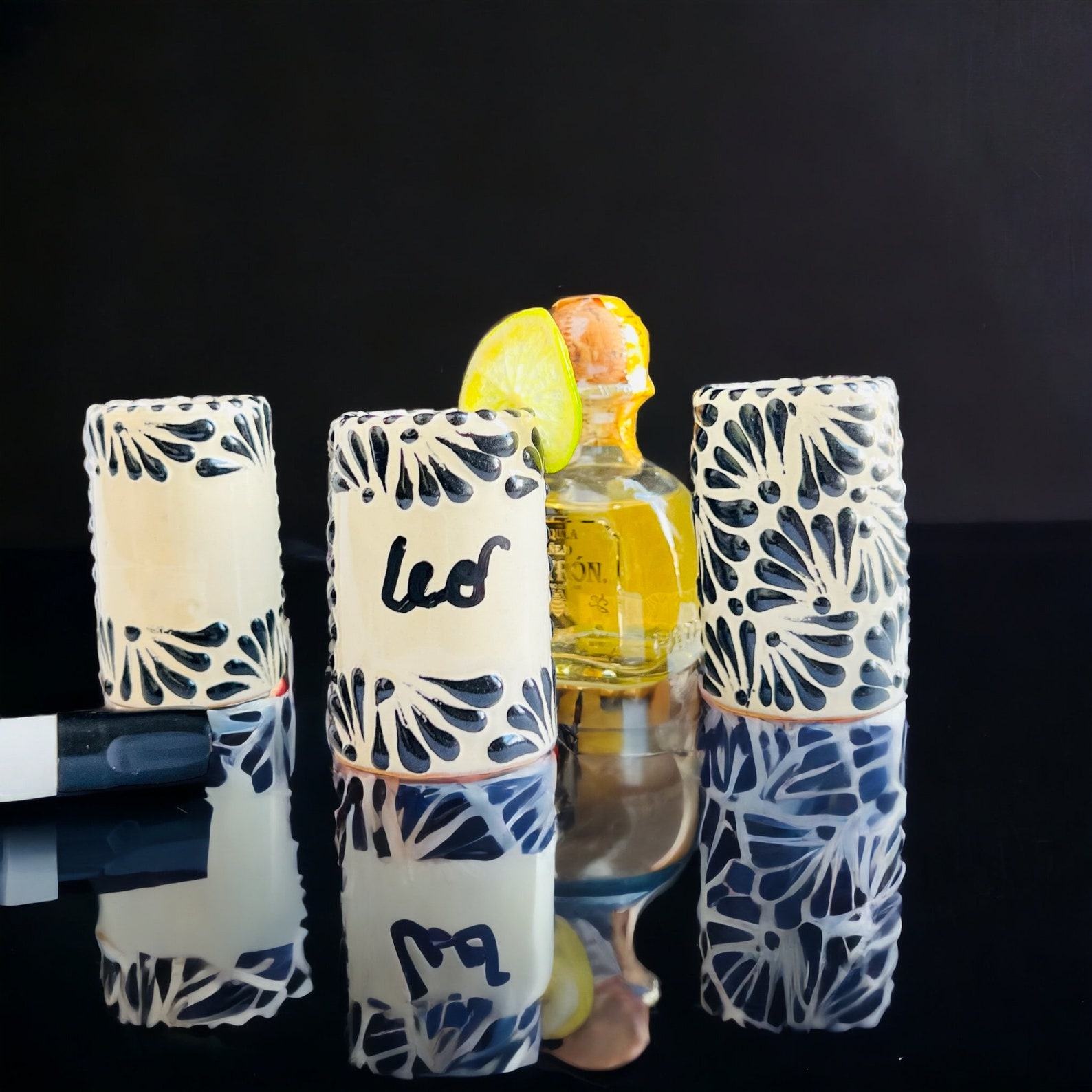 Personalized Tequila Shot Glasses Elevate Your Celebrations with Talavera Charm