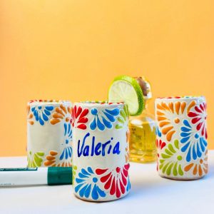 Personalized Tequila Shot Glasses Elevate Your Celebrations with Talavera Charm