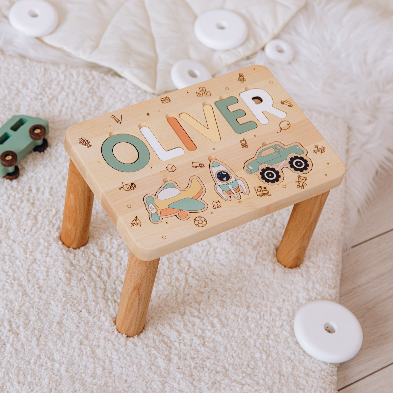 Personalized Toddler Step Stool A Unique Item for Little Ones