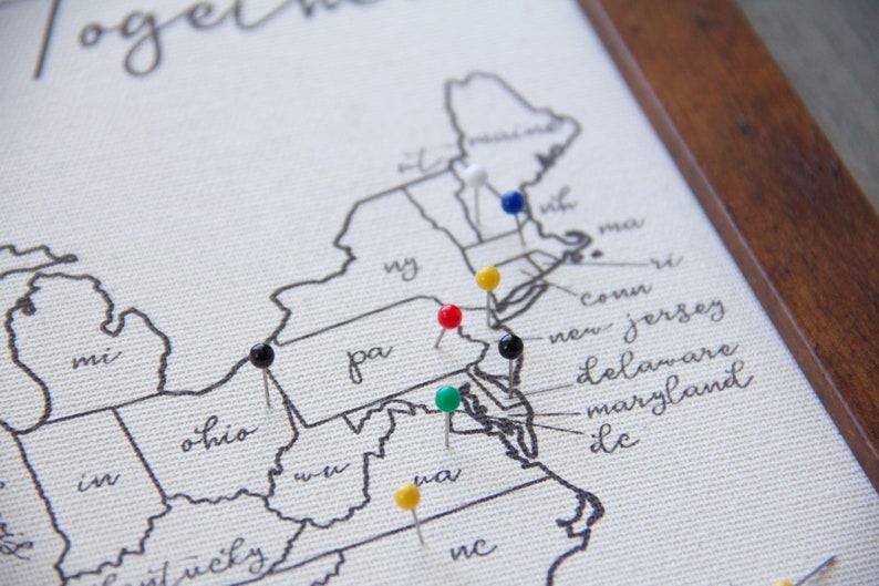 Personalized Travel Map of the United States Capture Your Unforgettable Journeys