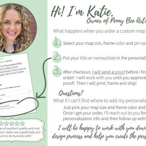 Personalized Travel Map of the United States Capture Your Unforgettable Journeys