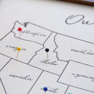 Personalized Travel Map of the United States Capture Your Unforgettable Journeys