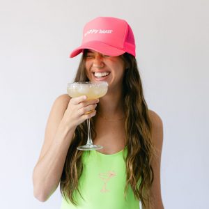 Personalized Trucker Hat Design Your Own Slogan, Party, or Bachelorette Hat with Neon Accents