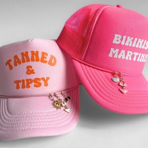 Personalized Trucker Hat Design Your Own Slogan, Party, or Bachelorette Hat with Neon Accents