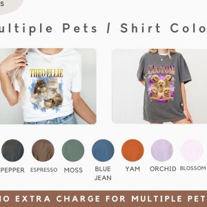 Personalized Vintage Pet T-Shirt Capture Your Furry Friend’s Charm