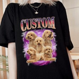 Personalized Vintage Pet T-Shirt Capture Your Furry Friend’s Charm