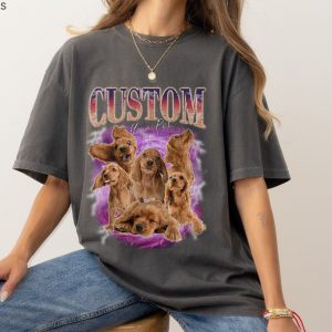 Personalized Vintage Pet T-Shirt Capture Your Furry Friend’s Charm