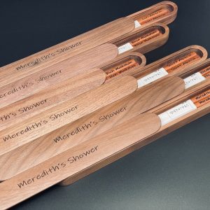 Personalized Walnut Chopsticks Unique Engraved Wedding Favors for Lasting Memories