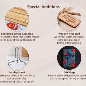 Personalized Walnut Cutting Board A Timeless Wedding or 5th Anniversary Item