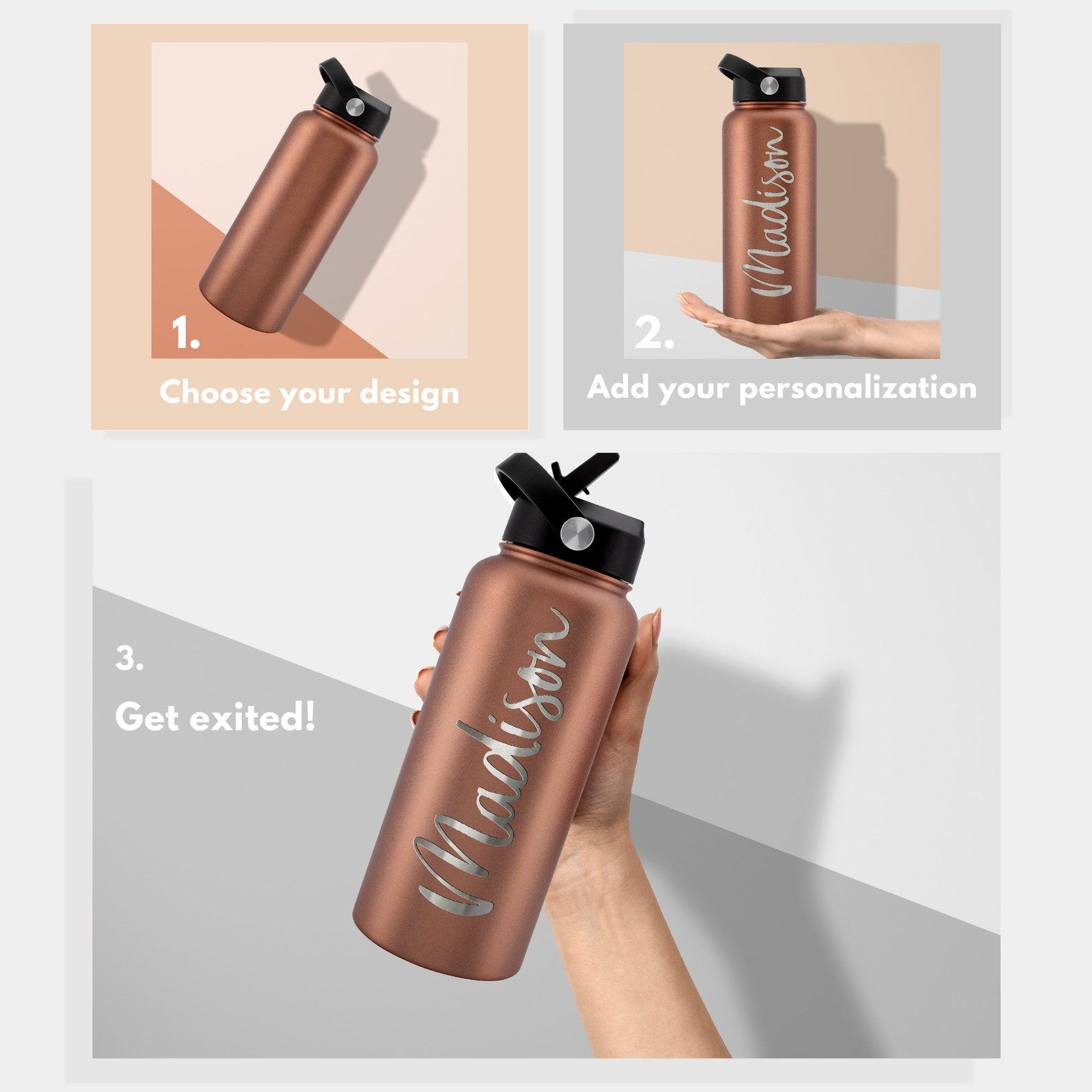 Personalized Water Bottle Hydrate with Style and Thoughtfulness