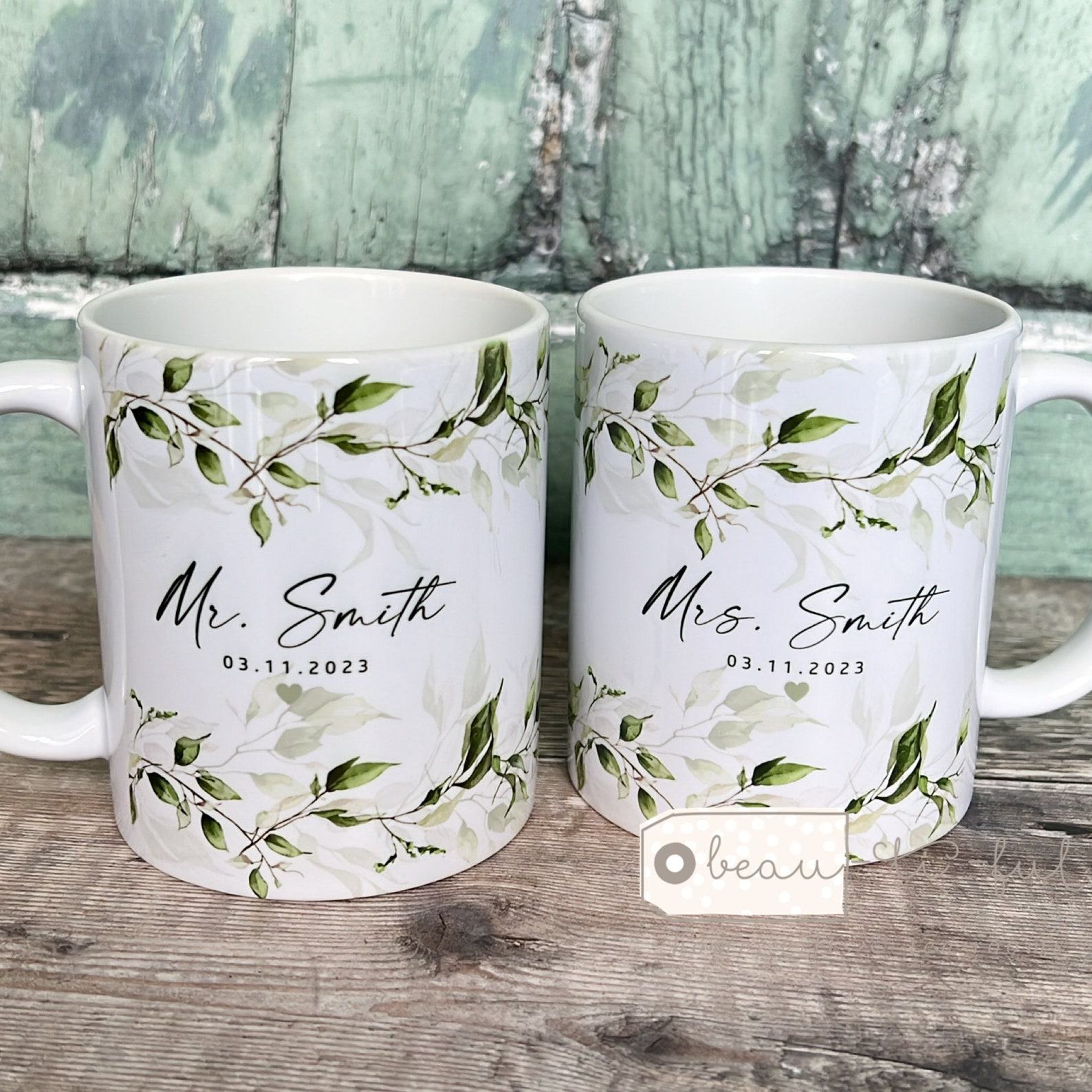 Personalized Wedding Keepsake Celebrate Your Special Day with a Unique Mr. & Mrs. Item