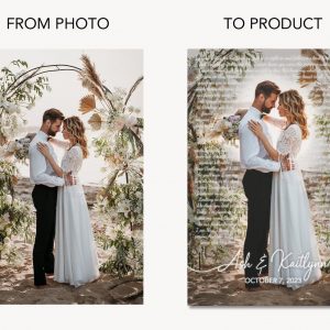 Personalized Wedding Song Lyrics Canvas Print Immortalize Your First Dance Memories