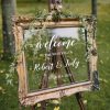 Personalized Wedding Welcome Sign Decal Celebrate Your Special Day with Style