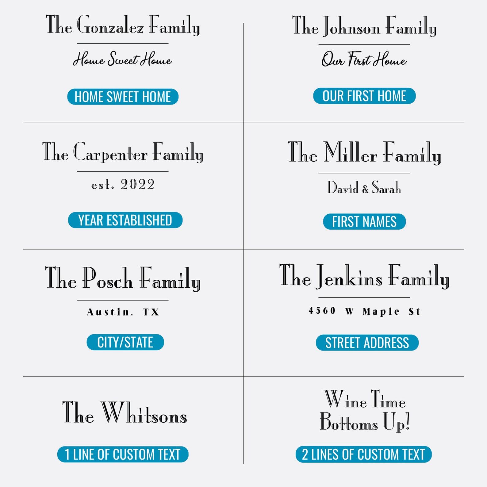 Personalized Wine Items The Interesting  Housewarming, New Home, or Realtor Item