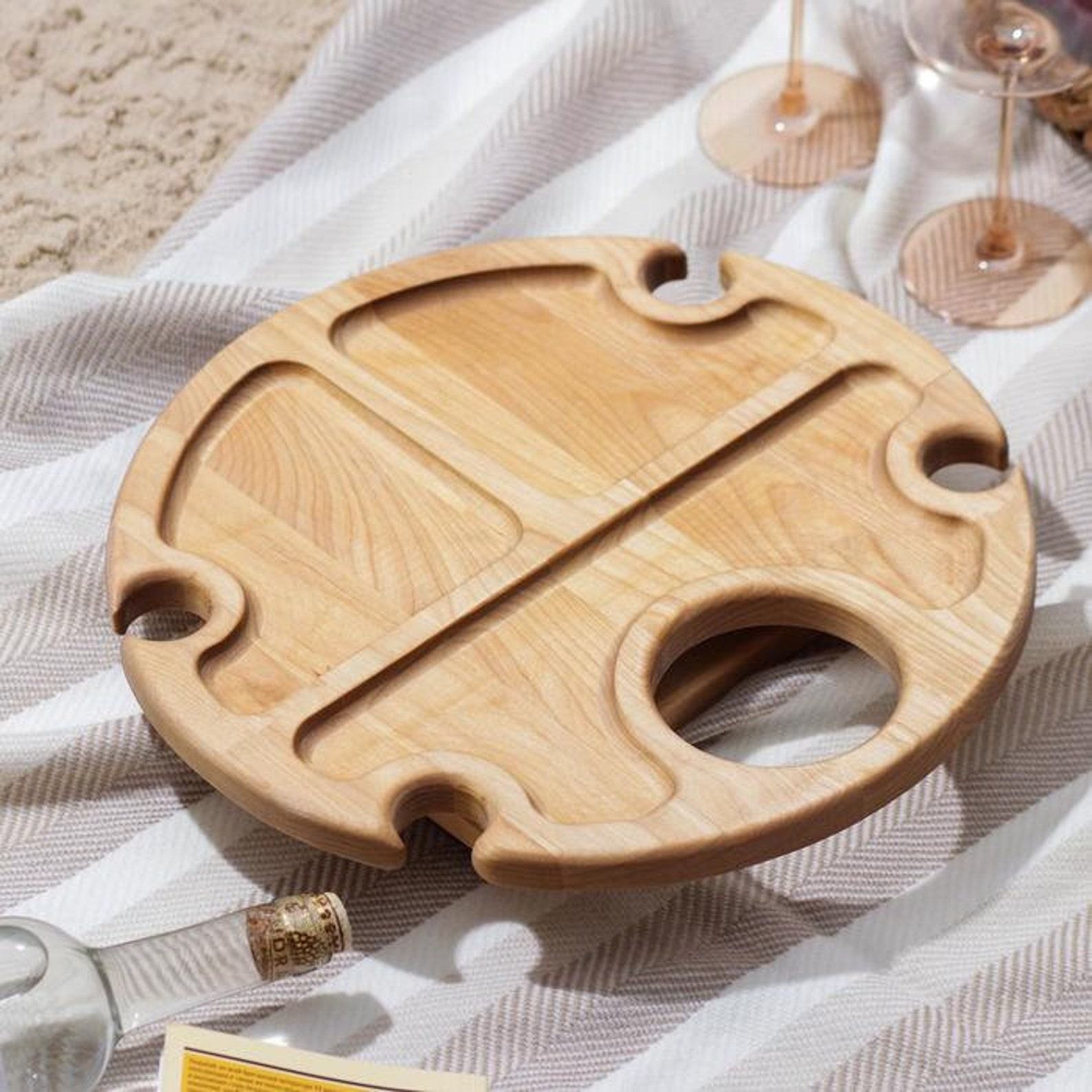 Personalized Wine Picnic Table The Interesting  Item for Wine Lovers and Outdoor Entertaining