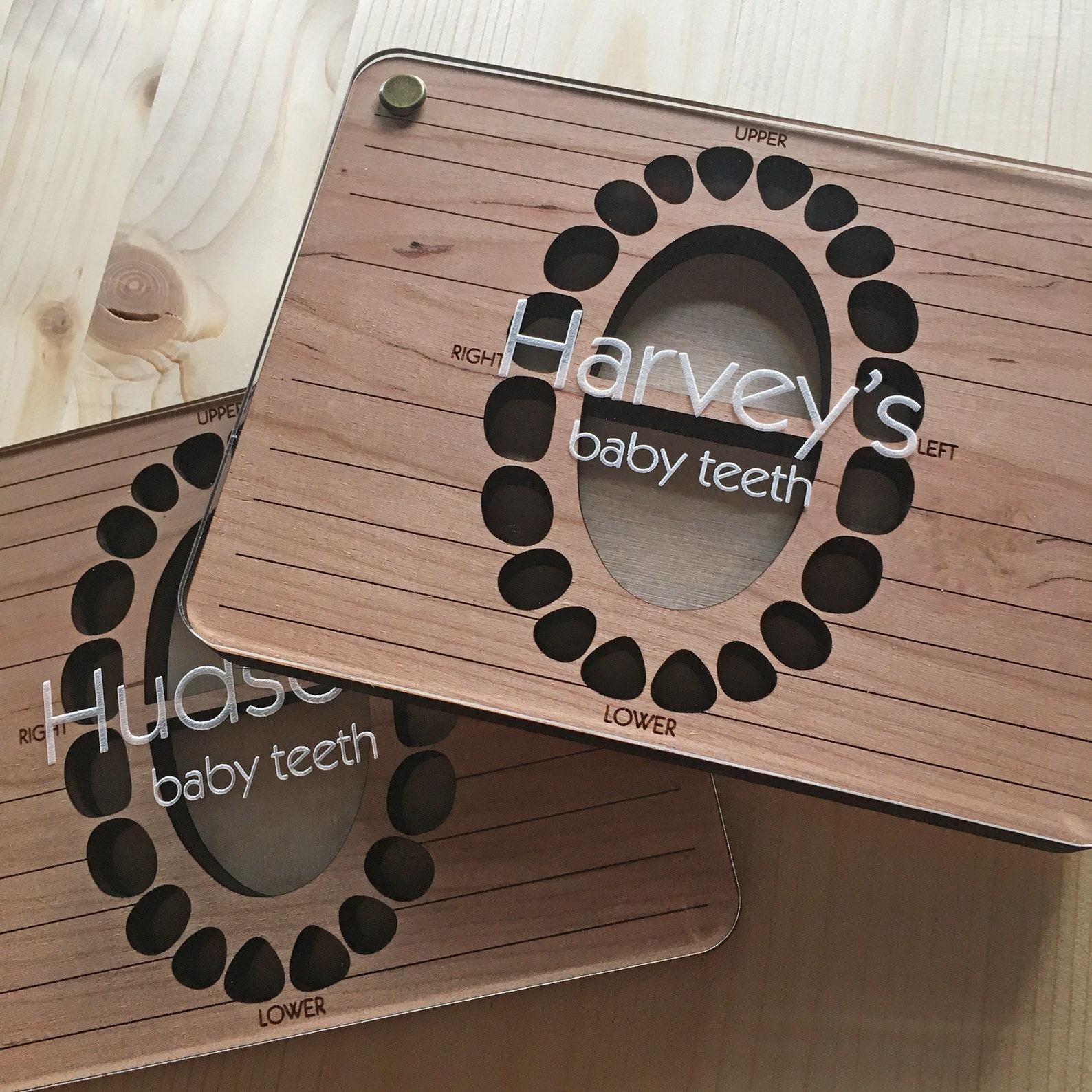 Personalized Wooden Baby Tooth Storage Box A Timeless Treasure for Your Child’s Precious Memories