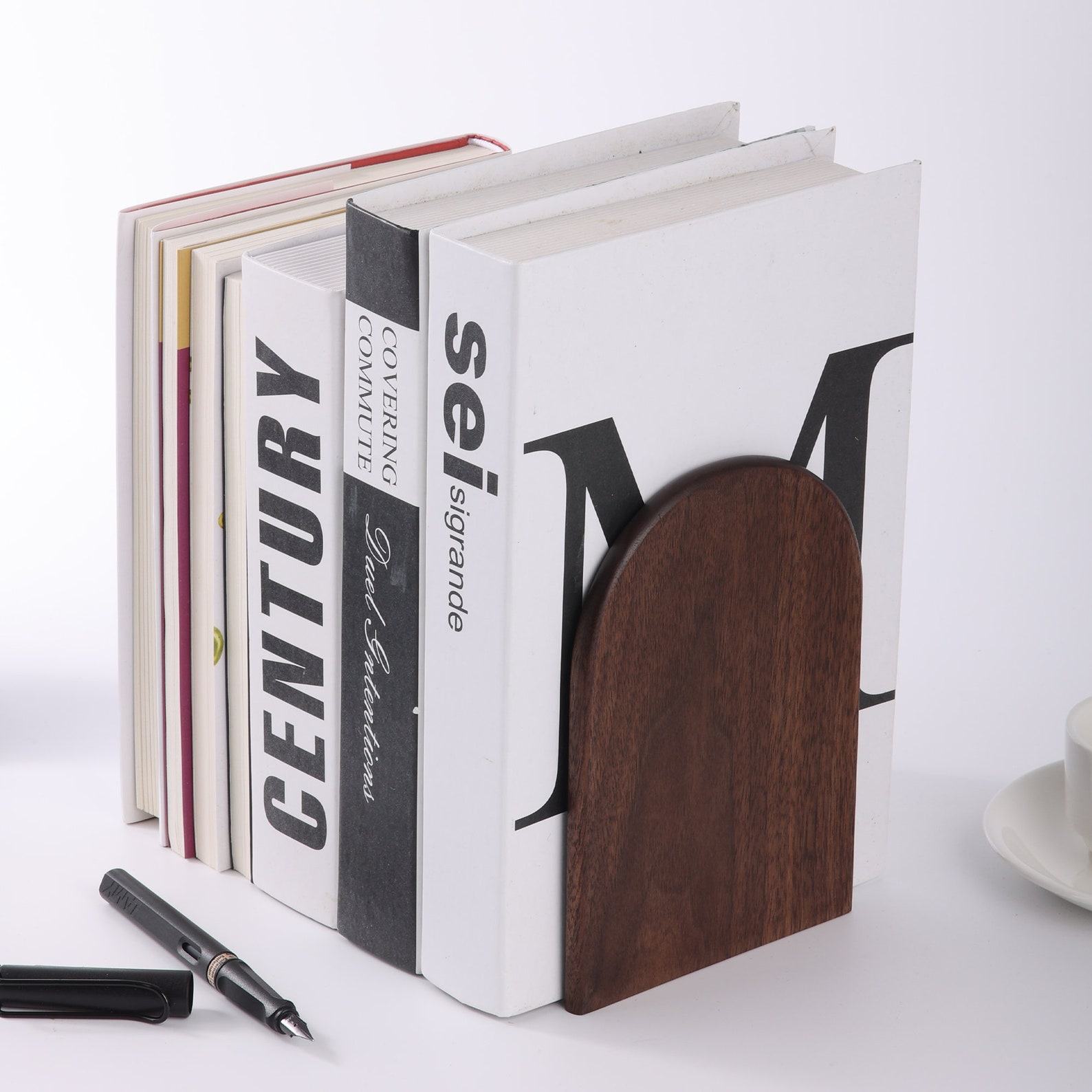 Personalized Wooden Bookends Elevate Your Bookshelf with Style and Functionality