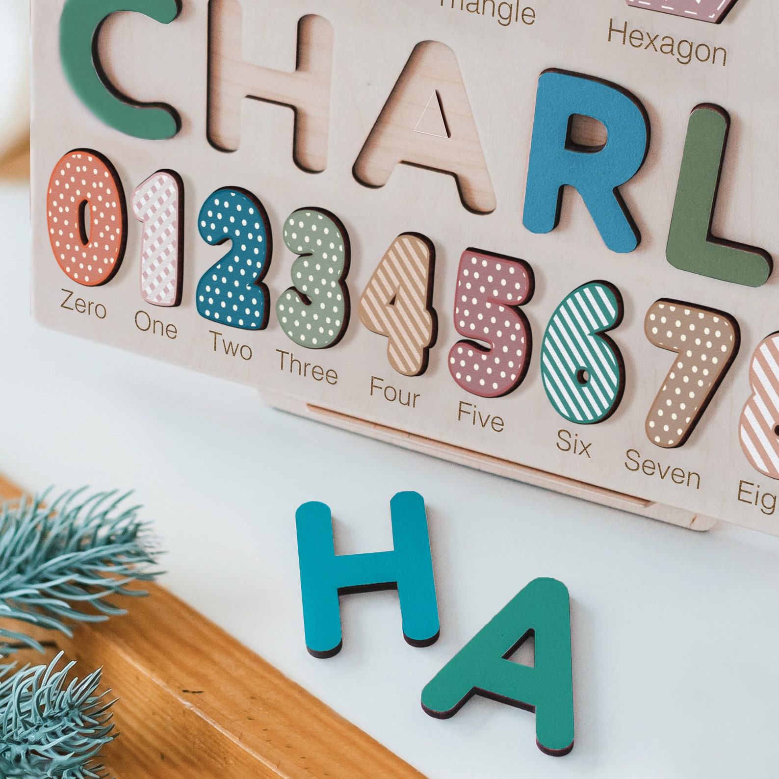 Personalized Wooden Busy Board Puzzle A Sensory Adventure for Curious Little Minds