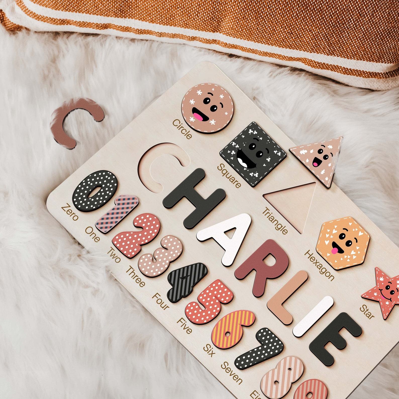 Personalized Wooden Busy Board Puzzle A Sensory Adventure for Curious Little Minds