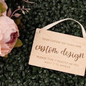 Personalized Wooden Door Sign Enhance Your Home’s Entrance with Custom Messages