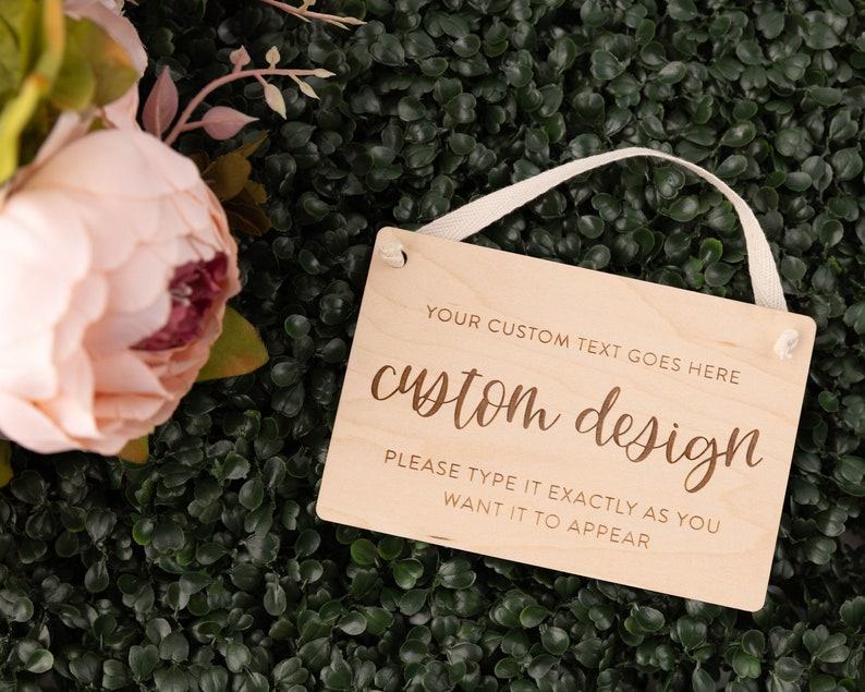 Personalized Wooden Door Sign Enhance Your Home’s Entrance with Custom Messages