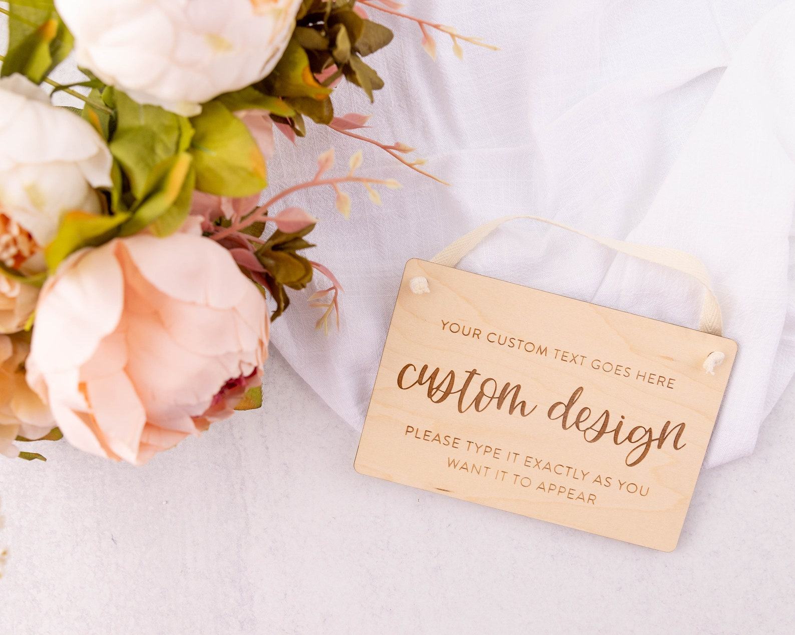 Personalized Wooden Door Sign Enhance Your Home’s Entrance with Custom Messages - Image 2