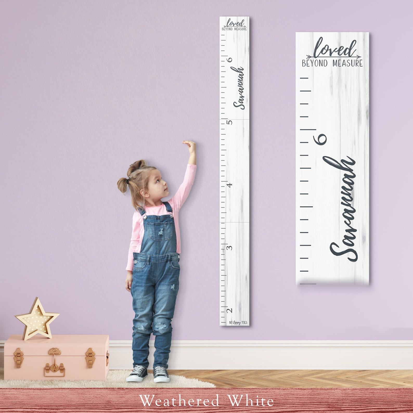 Personalized Wooden Growth Chart Track Your Child’s Height with Style and Sentiment