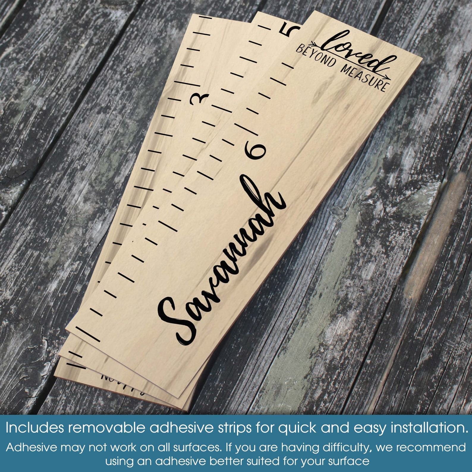 Personalized Wooden Growth Chart Track Your Child’s Height with Style and Sentiment