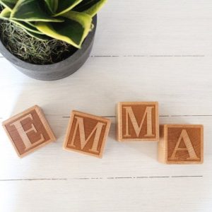 Personalized Wooden Name Blocks Build Your Child’s Literacy and Imagination
