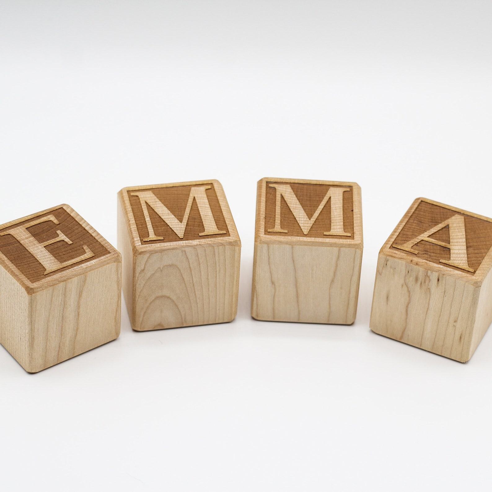 Personalized Wooden Name Blocks Build Your Child’s Literacy and Imagination