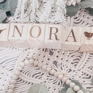Personalized Wooden Name Blocks Capture Precious Moments and Create Lasting Memories