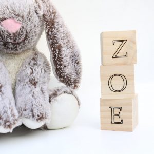 Personalized Wooden Name Blocks Custom Nursery Decor for Your Little One