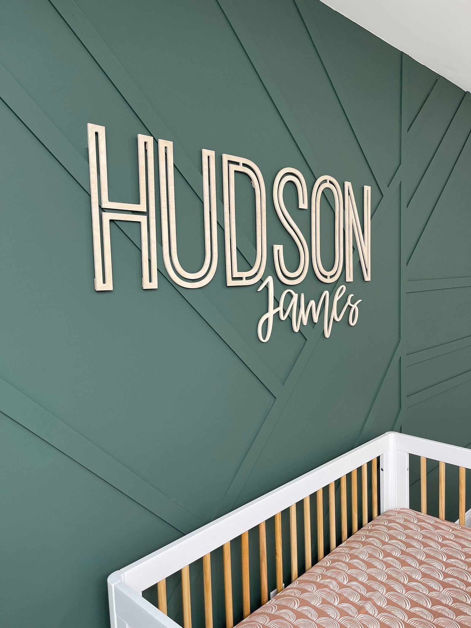 Personalized Wooden Name Cutouts Adorn Your Nursery with Unique Wall Art - Image 3