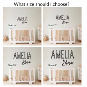 Personalized Wooden Name Cutouts Stacked Names, Last Name Wall Sign, Nursery Decor