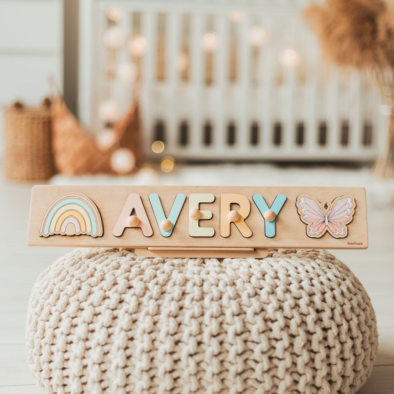 Personalized Wooden Name Puzzle A Cherished Item for Little Explorers
