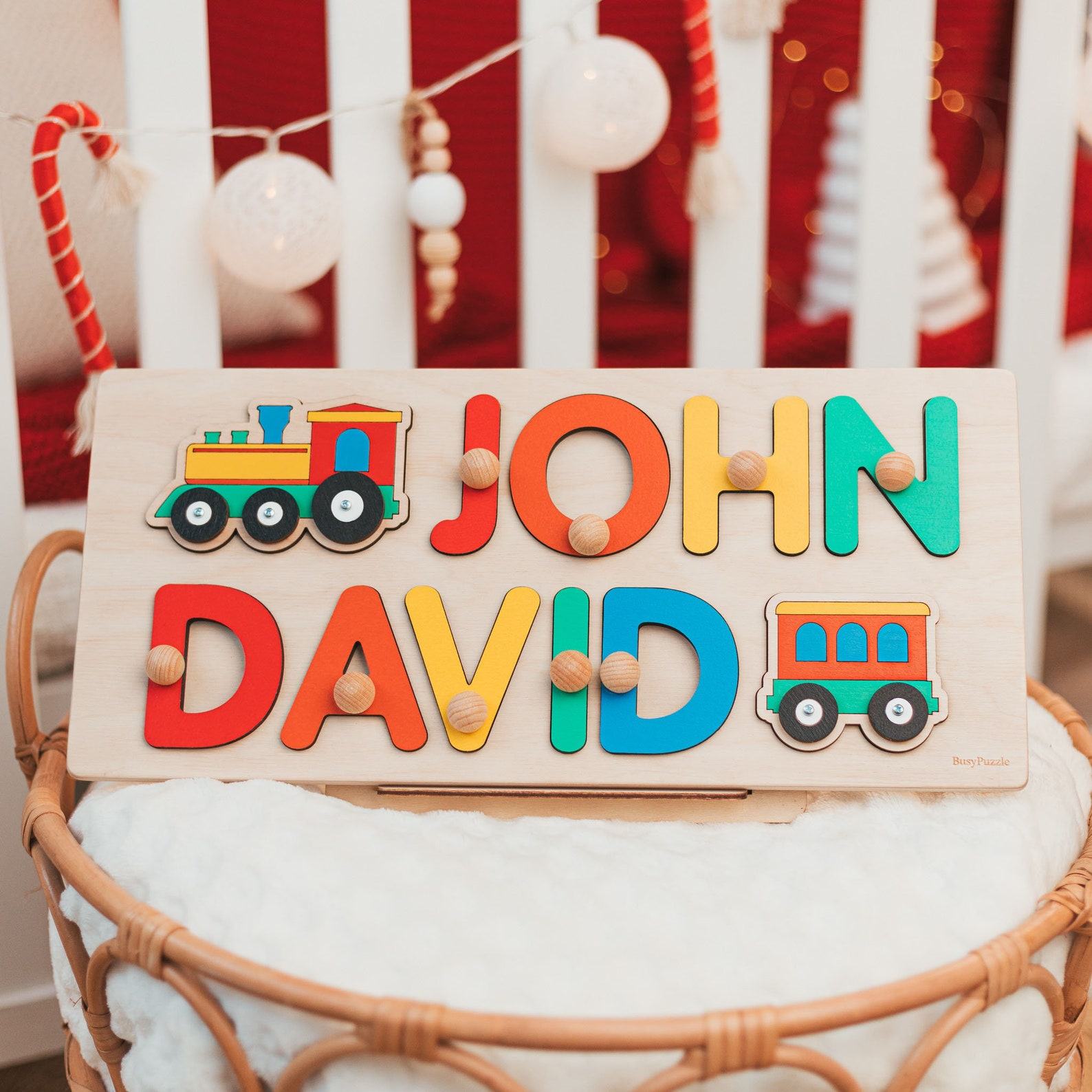 Personalized Wooden Name Puzzle A Cherished Item for Little Explorers