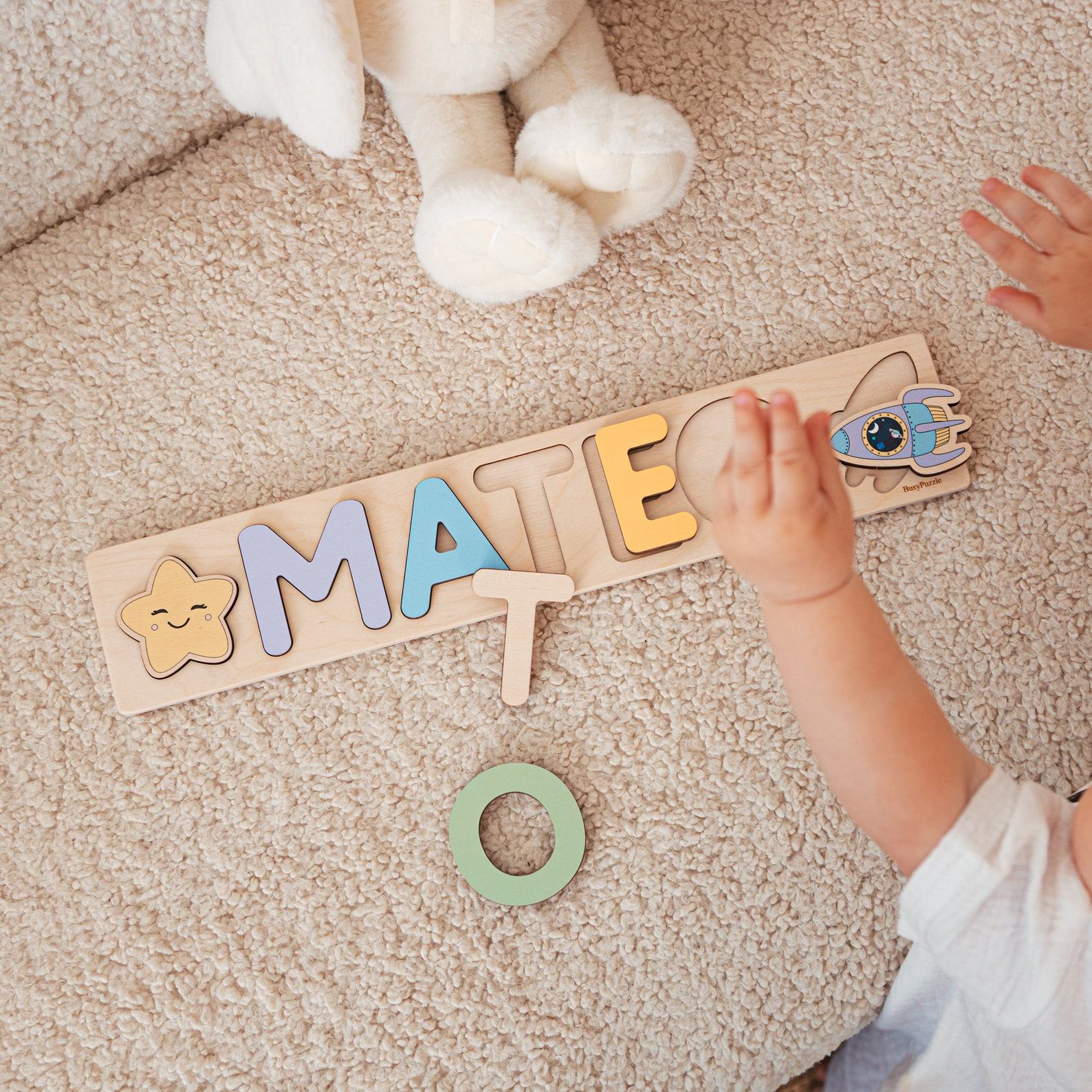 Personalized Wooden Name Puzzle A Cherished Item for Little Explorers