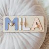 Personalized Wooden Name Puzzle A Cherished Item for Little Explorers