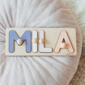 Personalized Wooden Name Puzzle A Cherished Item for Little Explorers