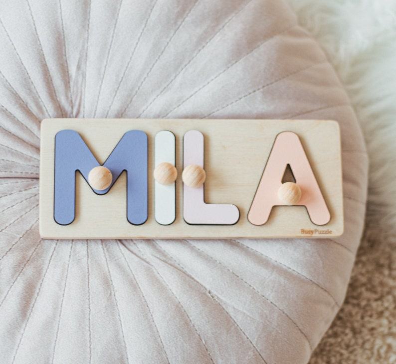 Personalized Wooden Name Puzzle A Cherished Item for Little Explorers