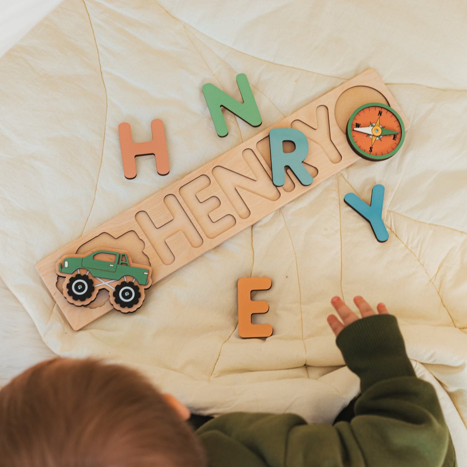 Personalized Wooden Name Puzzle A Cherished Item for Little Explorers