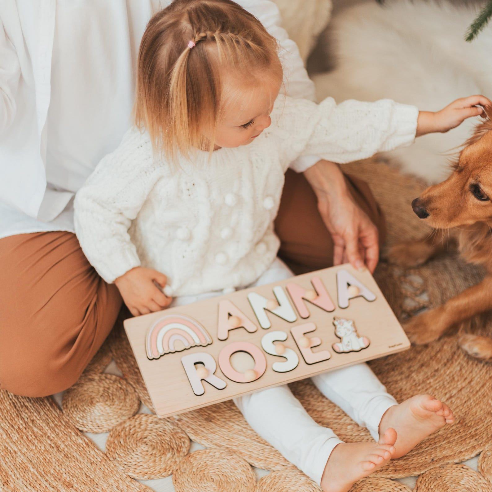 Personalized Wooden Name Puzzle A Unique and Educational Item for Kids