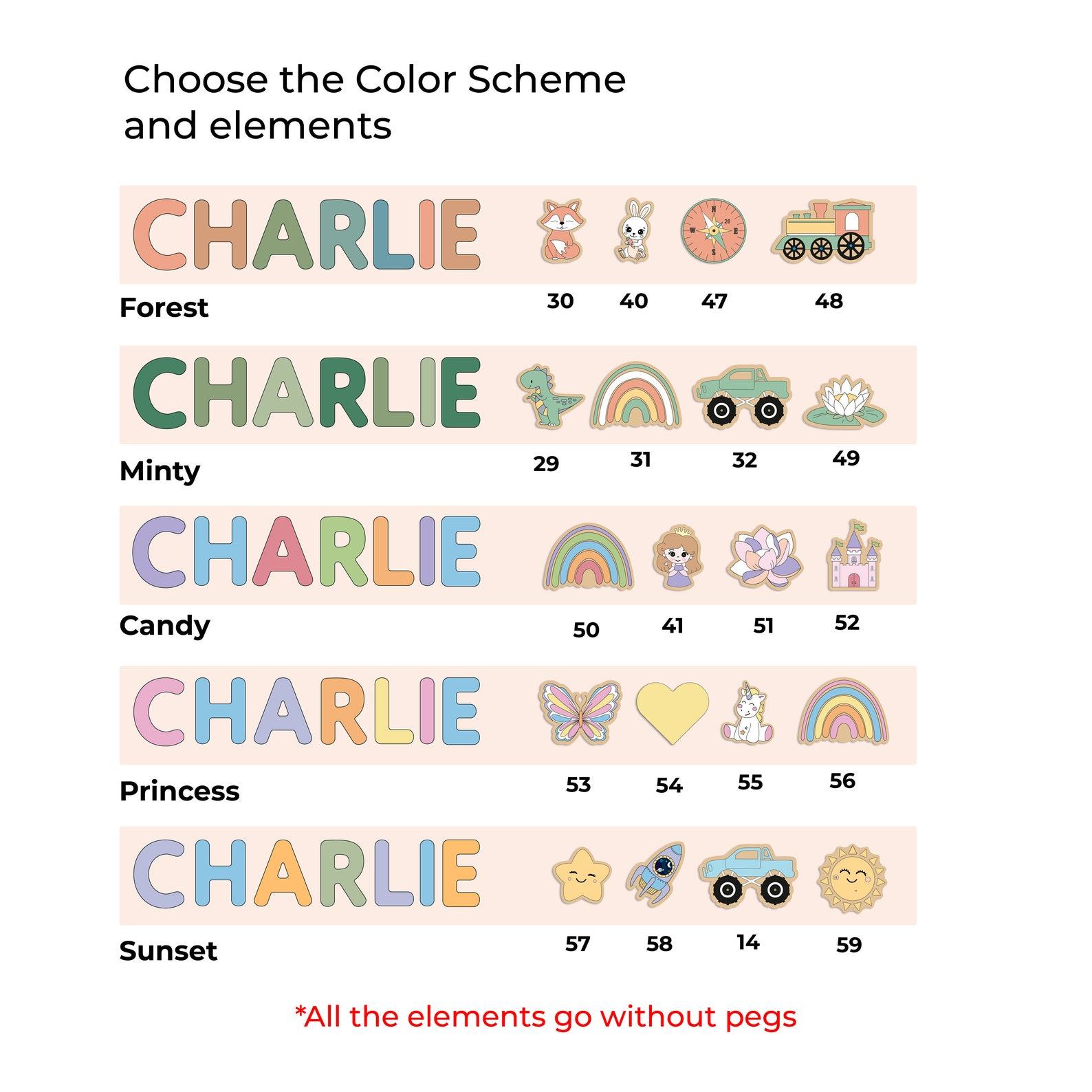 Personalized Wooden Name Puzzle Train – Rainbow Baby 1st Birthday Christmas Present