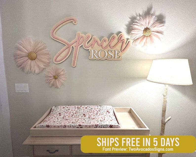 Personalized Wooden Name Sign A Cherished Keepsake for Your Little One’s Nursery