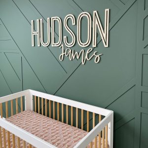 Personalized Wooden Name Sign A Timeless Treasure for Your Nursery