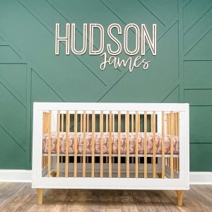 Personalized Wooden Name Sign A Timeless Treasure for Your Nursery