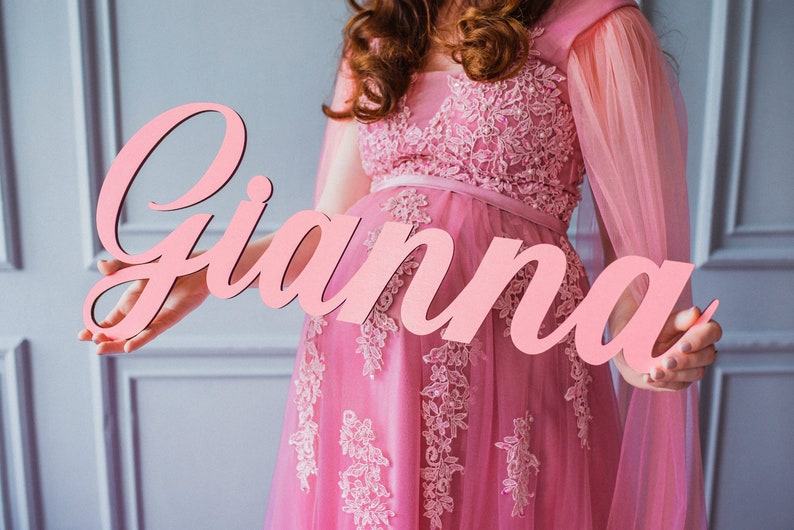 Personalized Wooden Name Sign Unique Nursery Decor for Your Little One’s Special Space