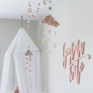 Personalized Wooden Nursery Name Sign A Cherished Keepsake for Your Little One’s Abode